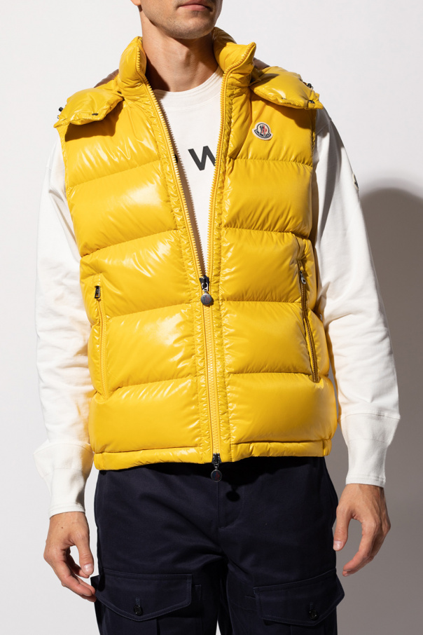 Moncler vest discount yellow